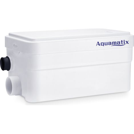 Aquamatix Duscha 250W Sanitary Silent waste pump, Lift pump Shower equipped with Two inlets
