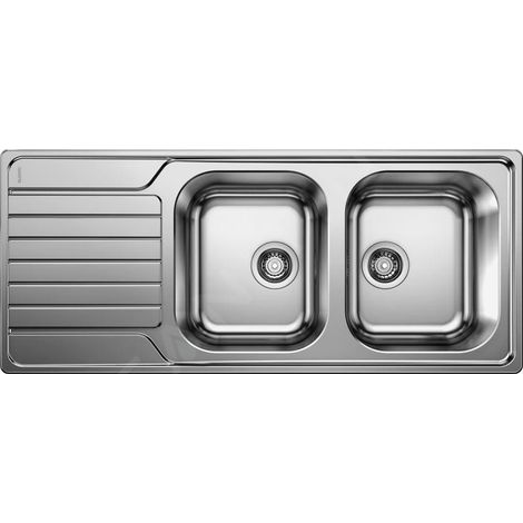 Blanco Dinas 8 - Évier, 1160x500 mm, inox brossé 523376 (1/2)