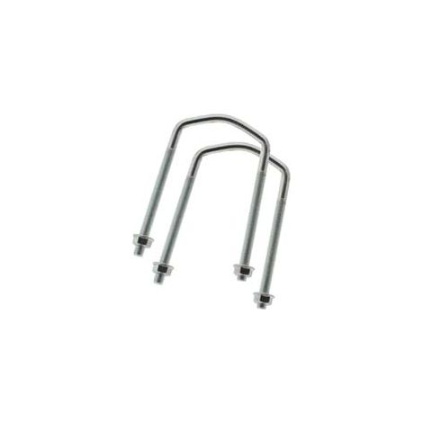 KIT FISSAGGIO PALO TV PER SUPPORTI PARABOLA- - mm.75x85h. - dado ø mm.13 - 10 pezzi