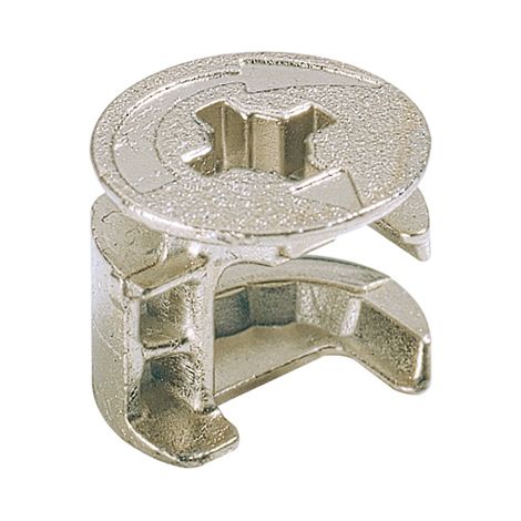 Excentrique ø15 rastex sans collerette - Décor : Nickelé - Pour panneau d'épaisseur : 16 mm - HETTICH