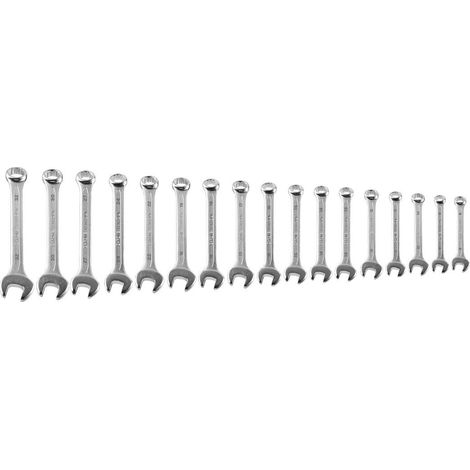 Chiavi combinate 8-32 mm, set da 17 (1/4)