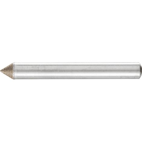PFERD TOOLS CBN-Schleifstift Spitzkegel Ø 6x60° Schaft-Ø 6 mm B64 (fein) zum Anfasen/Entgraten/Senken (1/2)