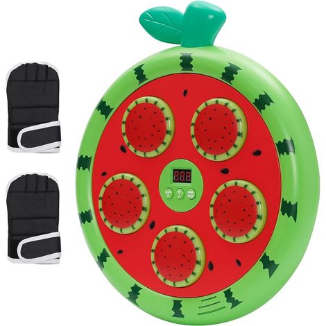 Machine de Boxe Musicale, Music Boxing Machine avec Gants de Boxe Enfant, 3 Modes de Vitesse Boxe Mural Musique pour la Maison (1/5)