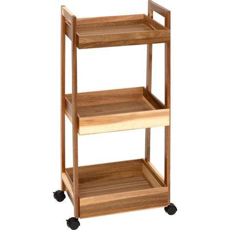 Credenza a 3 livelli in acacia l40 cm - 5five