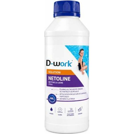 Nettoyant et Détartrant sur Ligne d'Eau 1 l - Elimine Graisse et Saletés - Efficace et Pratique - D-Work (1/3)