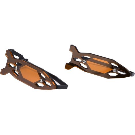 Satz mit 2 orangefarbenen vorderen Blinkerabdeckungen für R1200GS R1250GS ADV Motorrad (1/5)