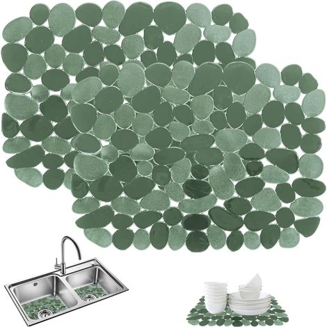 Set of 2 Kitchen Sink Mat 30 x 40 cm (1/5)