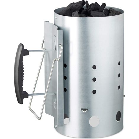 Chimenea para barbacoa, encendedor de parrilla (31 x 19,5 x 30,5 cm x 0,6 mm)