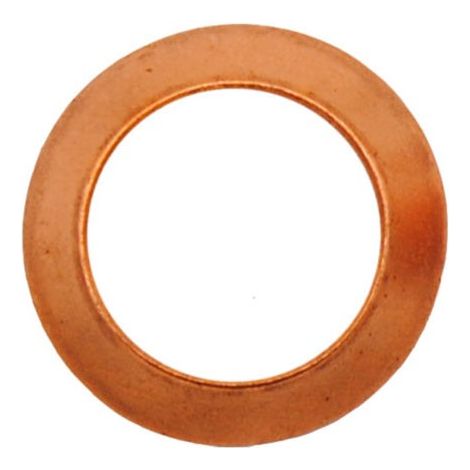 Guarnizione in rame - Pack 10x3/8" (Di 9,00 mm - De 14,0 mm) per bocchettoni 00000011371 (1/2)