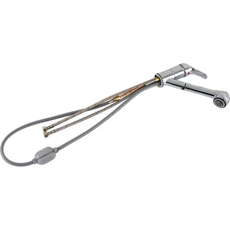 Saro SILKE Mitigeur monotrou avec robinet extractible (1/4)