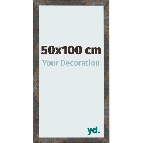 yd. - Cadre photo 50x100 - Metal Oxyde - MDF - Bologna