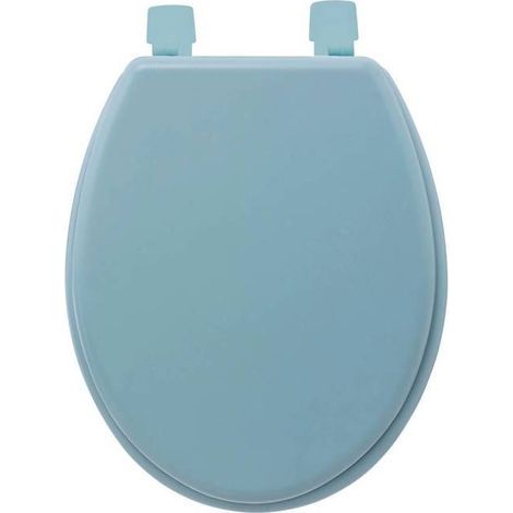 Abattant WC en bois laqué COLORAMA - 5five Simply Smart - Bleu clair (1/5)