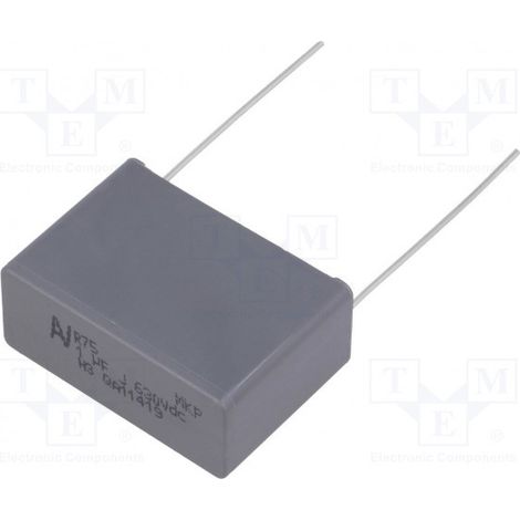 Condensateur en polypropylène 1uf 630vcc R27,5mm 1mf630vcc/r27