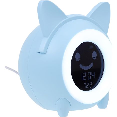ibasenice Réveil Lampe Numérique Bleu en Plastique, Design (1/5)