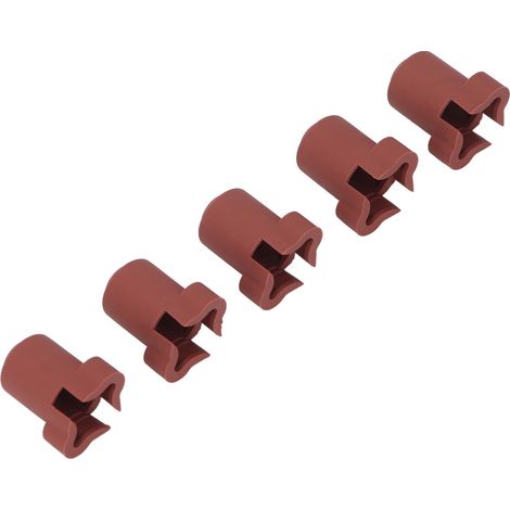 GARRYFIZH Hotend – chaussettes en Silicone pour imprimante 3D, résistantes aux hautes températures, Anti-brûlure, buse isolée Anti-poussière, rouge brunâtre (1/5)
