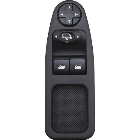 Elektrischer Fensterheberschalter vorne links (Fahrerseite) 6554.ZJ, kompatibler Fensterheberschalter für Citroen Jumpy, Dispatch, Peugeot Expert, Master und Fiat Scudo (2007–2016) (1/5)