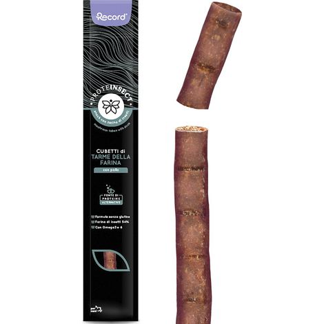 Proteinsect Mehlmotten Stick mit Huhn für Hunde 30 Packungen x 11 g pro Stück