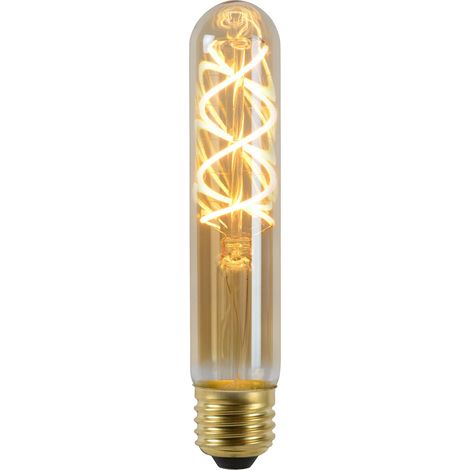 Lucide T32 - Glühfadenlampe - Ø 3 cm - LED Dim. - E27 - 1x4,9W 2200K - Amber (1/3)