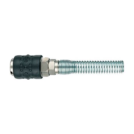 ANI 64/MF RACCORDO PER ARIA COMPRESSA RUBINETTO RAPIDO UNIVERSALE CON MOLLA - 10 x 12 mm
