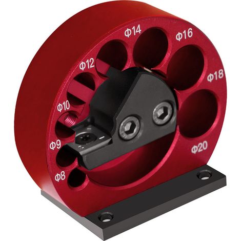 Gabarit de fabrication de chevilles en alliage d'aluminium CNC avec lame en carbure, coupe-cheville électrique réglable pour perceuse, inclut clous et lame (1/5)