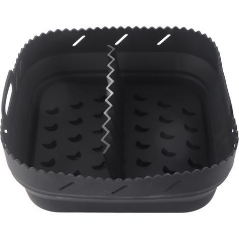Moule carré en silicone pour friteuse à air chaud avec tapis de cuisson en silicone (1/5)