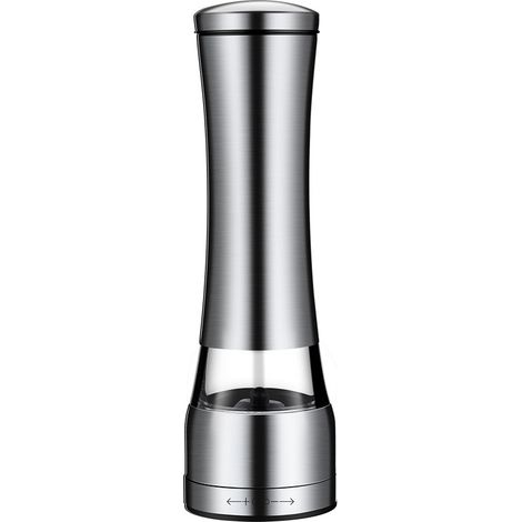 Moulin À Poivre - Acier Inoxydable Et Broyeur En Céramique - Pour Cuisine Intérieure - 1 Pièce (1/5)
