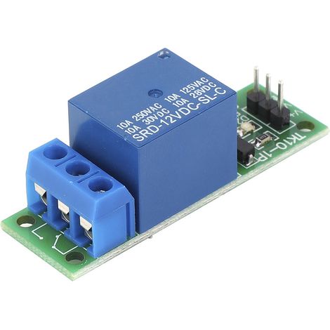 10 Stück DC 12V 1-Kanal-Relaisplatinenmodul High-Level-Trigger für Arduino (1/5)