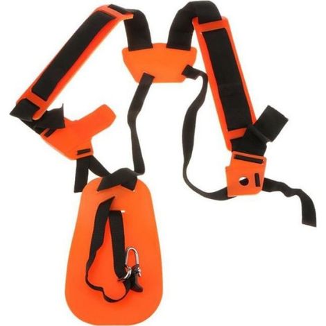 Harnais Double Sangle - Nylon - Épaules Rembourrées - Pour Tondeuse Et Débroussailleuse - 31 x 15 x 9 cm - 1 Pièce (1/3)