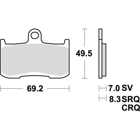 Pastillas de freno TRW MCB737SV