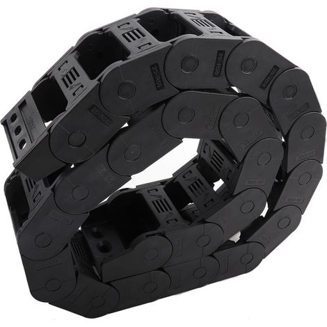 Chaîne porte-fils en nylon de 100 cm, 25 x 57 mm, ouverte des deux côtés, accessoire pour machine à graver (1/5)