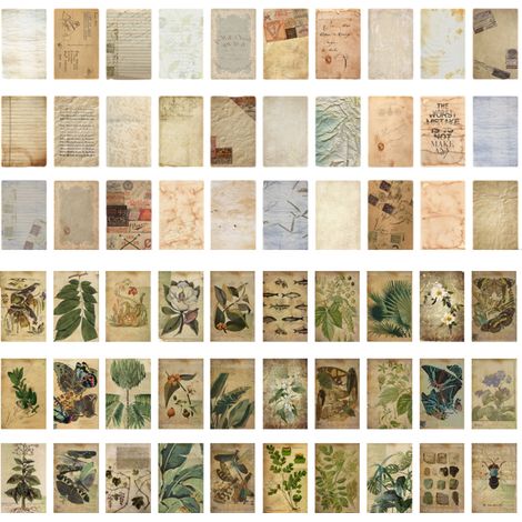 120 fournitures de scrapbooking, papiers décoratifs vintage pour scrapbooking et accessoires pour agenda décoratif (1/5)