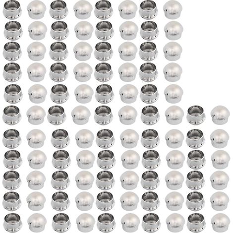 Möbel Kunststoff Runde Unterputz Kabelverbinder Lochabdeckungen 32mm Durchmesser 100 pièces (1/2)