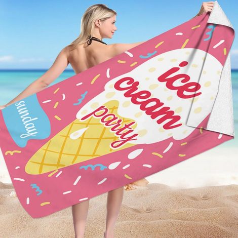 Telo mare rettangolare ICE CREAM PARTY 150x70 REC54WZ3