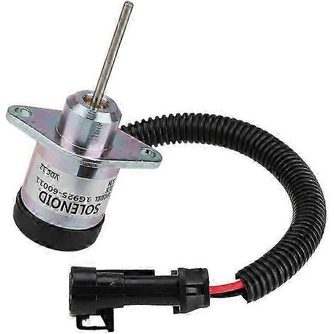Solénoïde d'arrêt moteur (réf. 1503ES-12A5UC4S / 1G925-60011 / 6691498) pour chargeuse compacte Bobcat S185 (1/5)