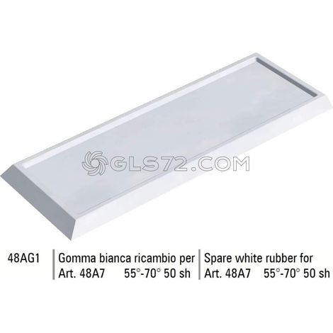 RECAMBIO GOMA BLANCA SIGMA 48AG1  55€- 70€ 50 SHORE PARA SIGMA 48A7 (1/2)