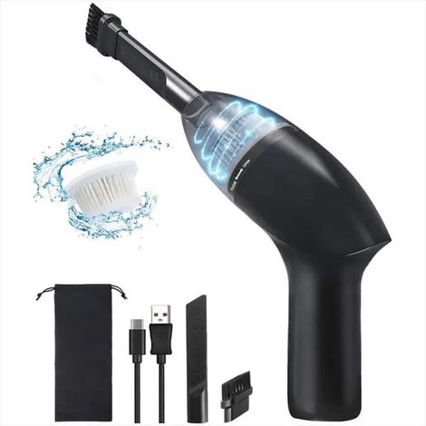 Mini aspirateur de bureau pour clavier, aspirateur sans fil rechargeable pour nettoyer les cheveux, l'intérieur de la voiture et la machine à coudre
