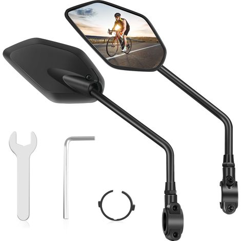 Rétroviseur de Vélo, pour Vélo Électrique Trottinette, 2pcs (1/5)