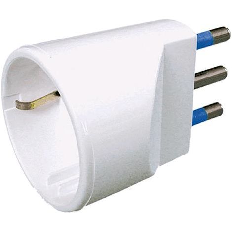 Adattatore Singolo Spina 2P + T 16A