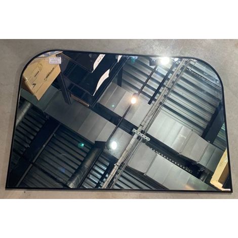 Specchio alice rettangolare 60x90 cm nero - Atmosphera créateur d'intérieur (1/3)
