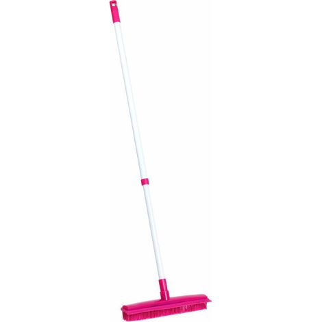 Ac-Deco – Balai télescopique en caoutchouc 30,5 cm – Manche extensible de 68 à 119 cm – Élimine poils et liquides – Pour tous types de sols - 5five