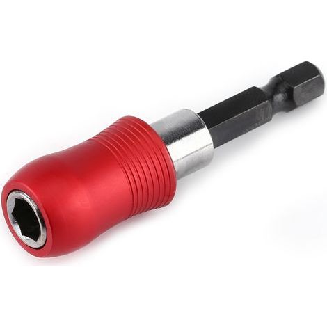 Porte-embout magnétique universel en acier au chrome-vanadium, pour une connexion ou une déconnexion rapide et garantissant un maintien en place pendant la conduite (1/5)