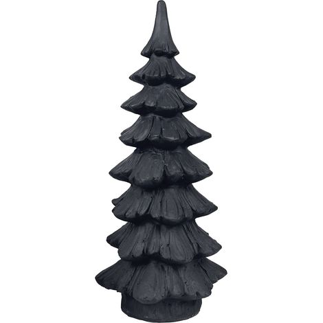 TrendLine Dekofigur Polyharz Baum 37 cm schwarz Dekofigur