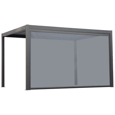 TENDA A RULLO 'ZEN' PER PERGOLA BIOCLIMATICA 'QUIETE' mt 4 - antracite
