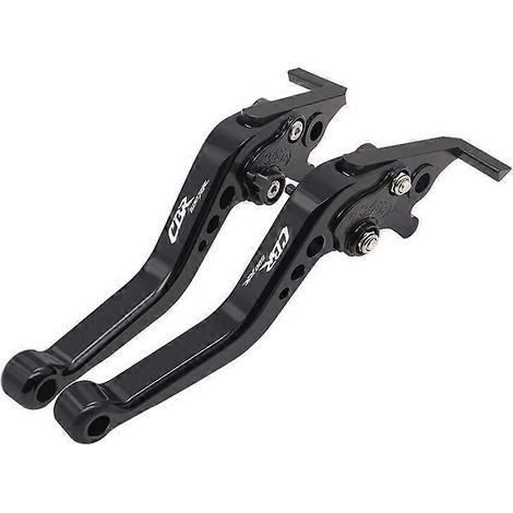 Compatible avec Honda CBR600RR 07-21 : biellette de frein/embrayage courte modifiée, tige de guidon en alliage d'aluminium noir. (1/5)
