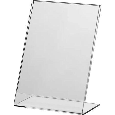 Support de panneau A4 en acrylique transparent 210 x 297 mm
