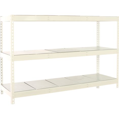 Estantería SIMONRACK Simonforte 2409-3 metal blanco/galva