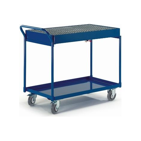 Rollcart Werkstattwagen mit 2 Blechwannen 300kg Tragkraft