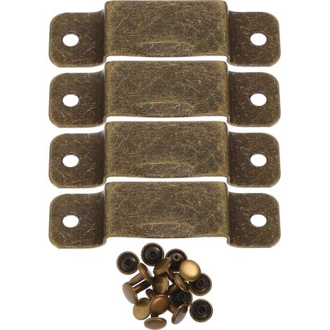 Clip porte-mètre ruban, doré, fer, pour atelier et outillage (1/5)