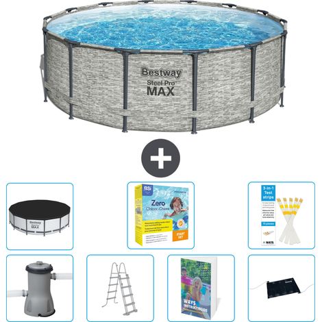 Bestway Steel Pro MAX Rund - 427x122 cm - 8-teilig S582