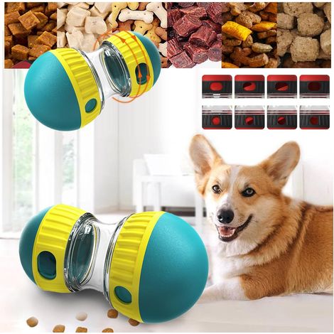 Jouet Chien Occupation, Jeux Intelligence Chien, Jouet Distributeur de Croquettes pour Chien, Jouet Puzzle pour Chien, Chats (Vert)